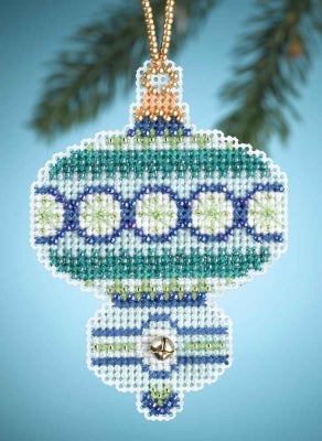 Mill Hill Christmas Jewels Ornaments - Blue Topaz Cross Stitch Kit MH16-4302