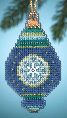 Mill Hill Christmas Jewels Ornaments - Lapis Cross Stitch Kit MH16-4306