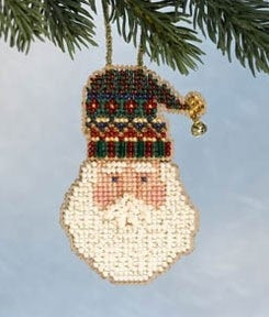 Mill Hill Santa's Closet - Santa's Hat Cross Stitch Kit MH16-6301