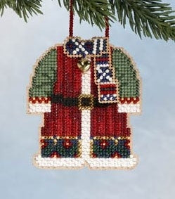 Mill Hill Santa's Closet - Santa's Coat Cross Stitch Kit MH16-6305