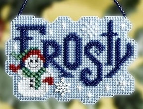Mill Hill Winter Greetings Charmed Ornaments - Frosty MH16-8301