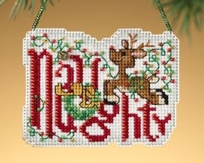 Mill Hill Winter Greetings Charmed Ornaments - Naughty MH16-9301