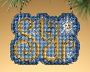 Mill Hill Winter Greetings Charmed Ornaments - Star MH16-9305