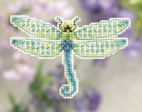 Mill Hill Dragonfly Cross Stitch Magnet Kit MH18-1104