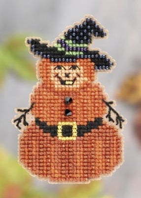 Mill Hill Pumpkin Man Cross Stitch Kit MH181205