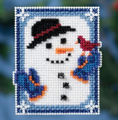 Mill Hill Winter Holiday Ornaments - Invisible Snowman MH18-1635