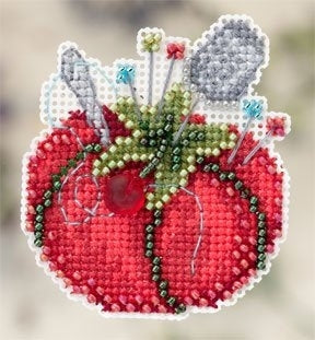 Mill Hill Tomato Pincushion Cross Stitch Magnet Kit MH18-2104