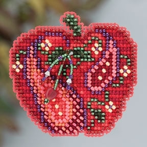 Mill Hill Jeweled Apple Cross Stitch Kit MH183202