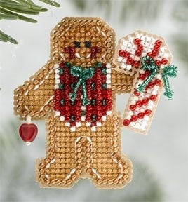 Mill Hill Winter Holiday Ornaments - Gingerbread Boy MH18-6306