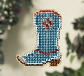 Mill Hill Western Boot Cross Stitch Kit MH187106