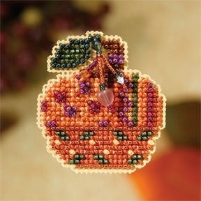 Mill Hill Jeweled Pumpkin Cross Stitch Kit MH187205