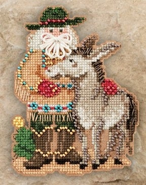 Mill Hill Desert Santa Cross Stitch Kit 2011 Southwest Santas  MH201301