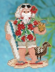 Mill Hill Tropical Santas - Hawaii Santa MH202301