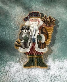 Mill Hill Appalachian Santas - Blue Ridge Santa Cross Stitch Kit  MH207302