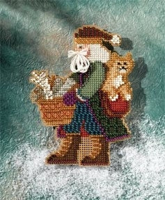 Mill Hill Appalachian Santas - Smoky Mountain Santa Cross Stitch Kit  MH207303