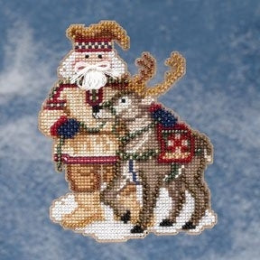 Mill Hill Lapland Santa Cross Stitch Kit 2009 Arctic Circle Santas  MH209302