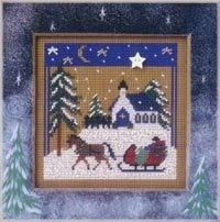 Mill Hill Sleigh Ride Cross Stitch Kit  Buttons & Beads MHCB192