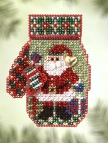 Mill Hill Charmed Mitten - Santa's Night Cross Stitch Kit MHCM51