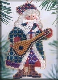 Mill Hill Musical Santas - Mandolin Santa MHMS10