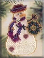 Mill Hill  Wreath Snow Charmer Cross Stitch Kit MHSC26