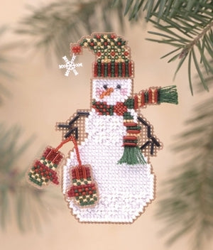 Mill Hill Snow Charmer Ornaments - Mitten Snow Charmer MHSC41