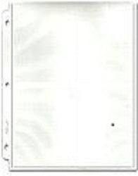 1-Pocket 8.5" x 11" Protective Pages - Plastic Pages - Hobby Master - hobbymasterstore