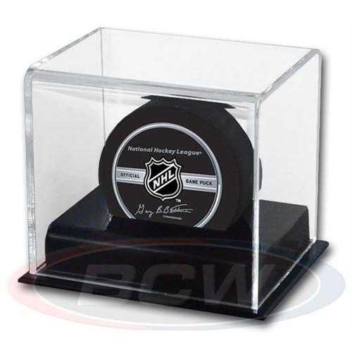 BCW Deluxe Acrylic Hockey Puck Display Case 1-AD11 - Sports display cases - hobbymasterstore - hobbymasterstore