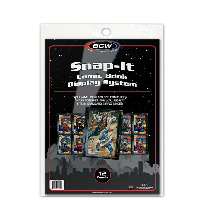 BCW Snap It Comic Book Display System | Hobbymaster - Comic Books - BCW - hobbymasterstore