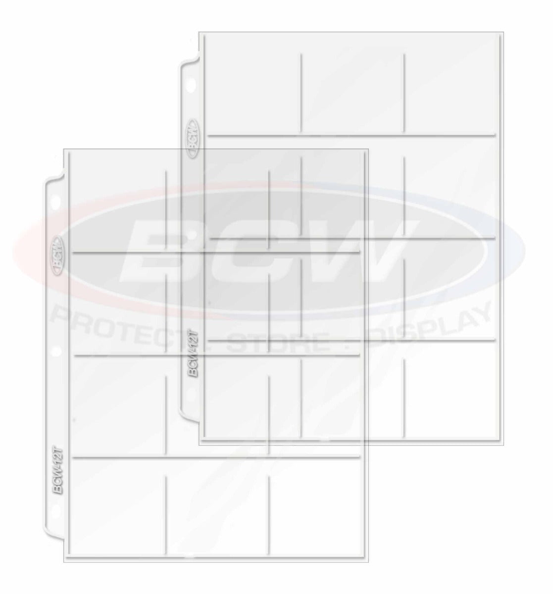 BCW 12-Pocket Vinyl Pages BCW 12-Pocket Vinyl Pages