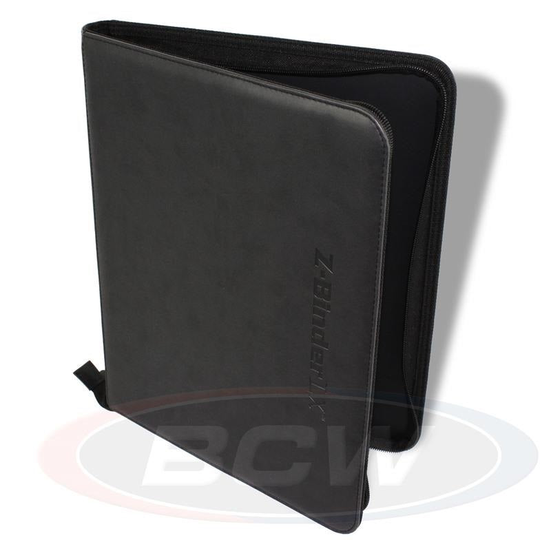 1/2 inch Faux Leather 3-ring Binder with Wrap Around Zipper Closure - Binder - BCW - hobbymasterstore