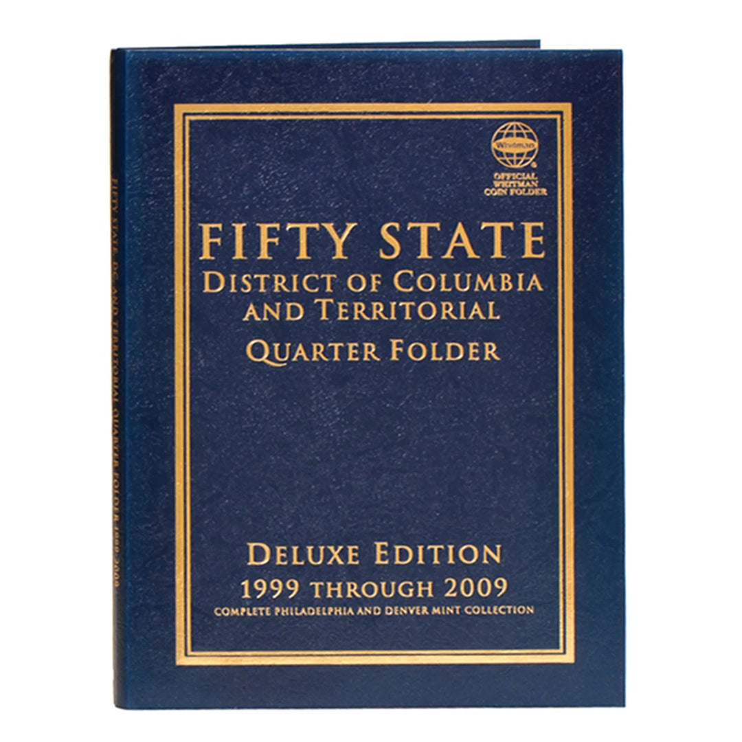 Whitman Commemorative 50 State Quarter Folder P&D: Deluxe Edition
