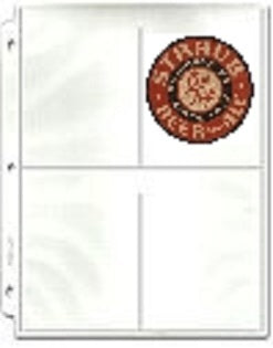 4-Pocket Protective Pages - Beer Coaster Pages - Hobby Master - hobbymasterstore