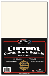 BCW Current/Modern Comic Book Backing Board - 100 count