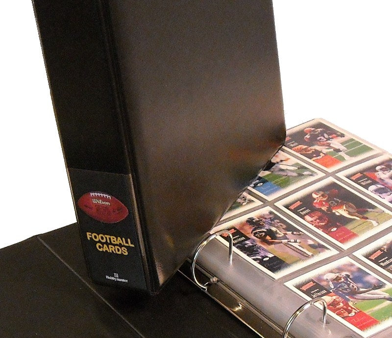 Hobbymaster Football Card Collector Album Binder - Football Design (Navy Blue) Hobbymaster Football Card Collector Album Binder - Football Design (Navy Blue)