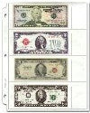 4-Pocket Currency Protective Pages - Coin & Currency Pages - Hobby Master - hobbymasterstore