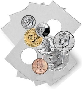 Coin Flip Assortment 25 Each of 6 Sizes Plus Coin Box - Coin & Currency Holders - Hobby Master - hobbymasterstore