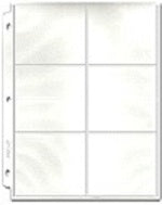 6-Pocket "Square" Protective Pages - Plastic Pages - Hobby Master - hobbymasterstore