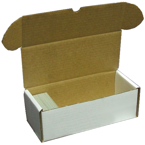 Corrugated Storage Box for 500 Cards - Sleeves & Toploaders - Hobby Master - hobbymasterstore