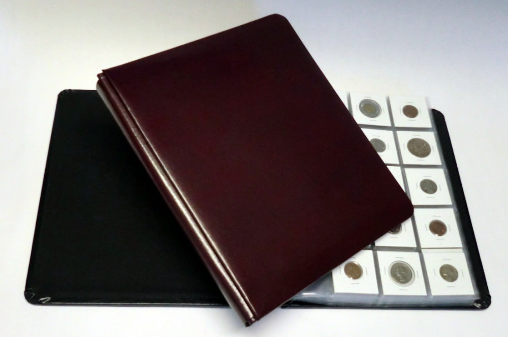 Impresse Leather Coin Album - Coin & Currency Albums - Hobby Master - hobbymasterstore