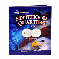 Whitman Coin Folder - Statehood Quarters, 1999-2009 - State Quarters - Hobby Master - hobbymasterstore