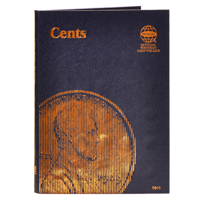 Whitman Coin Folder - Plain Cent - Coin Folders - Hobby Master - hobbymasterstore