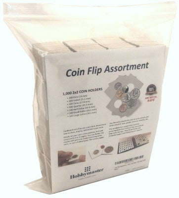 Coin Flip Mega Assortment 2x2 Cardboard Coin Holders For - Temu