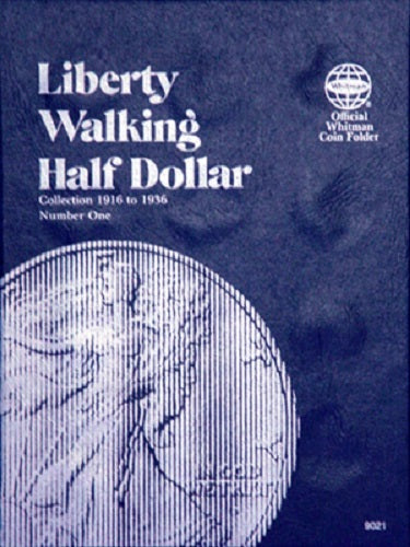 Whitman Coin Folder - Liberty Walking Half Dollars #1 1916-1936 - Coin Folders - Hobby Master - hobbymasterstore