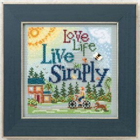 Mill Hill Live Simply Cross Stitch Kit 2012 Buttons & Beads MH142101