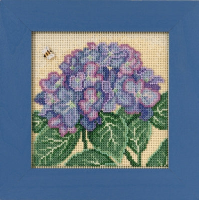 Mill Hill Hydrangia Cross Stitch Kit 2017 Buttons & Beads Spring MH141715