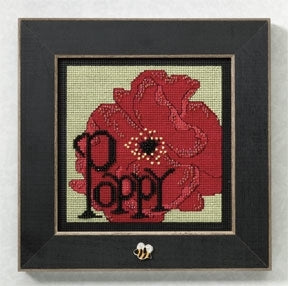 Mill Hill Poppy Cross Stitch Kit 2009 Buttons & Beads MH149101