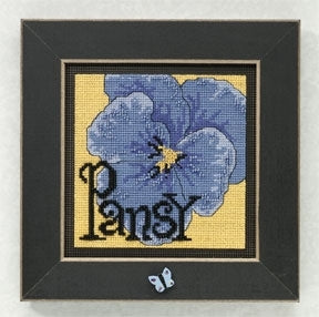 Mill Hill Pansy Cross Stitch Kit 2009 Buttons & Beads MH149102