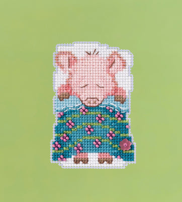 Mill Hill Pig in a Blanket Cross Stitch Kit MH182211