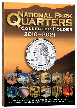 Whitman Coin Folder - National Park Quarters, 2010-2021