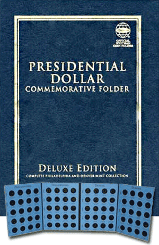 Whitman Presidential Dollar Folder - Deluxe Edition - Coin Folders - hobbymasterstore - hobbymasterstore